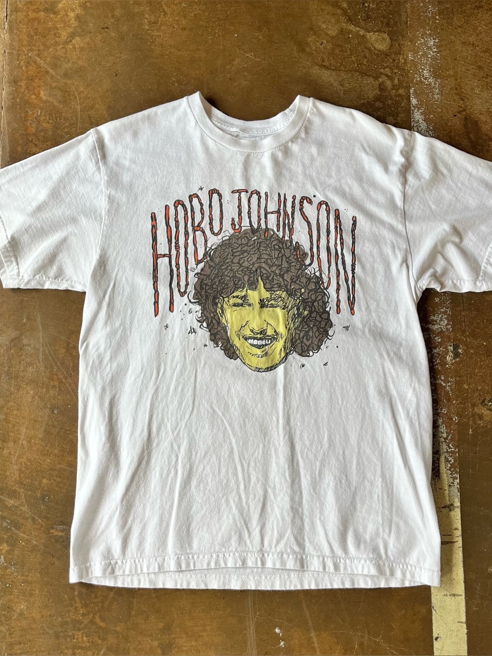 Hobo Johnson White Unisex Cut Short Sleeve Graphic T-Shirt Music Indie Retro L